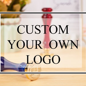 Benutzerdefiniertes Logo Wachssiegel Stempel Kit für Hochzeitseinladung, Ankunft in etwa 5 Tagen, Personalisierte Brief Wachs Stempel Kit, Hochzeit Wachssiegel Kit
