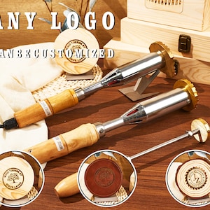 Custom branding iron for wood , Custom wood burning stamp for woodworking , Electric wood branding iron , Custom wedding branding iron