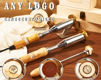 Custom branding iron for wood , Custom wood burning stamp for woodworking , Electric wood branding iron , Custom wedding branding iron
