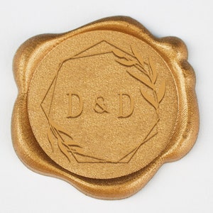 Benutzerdefiniertes Logo Wachssiegel Stempel Kit für Hochzeitseinladung, ankommen in ungefähr 5 Tagen, Wachs Stempel benutzerdefinierte, personalisierte Wachssiegel Stempel Kit für Geschenk