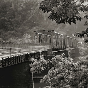 Harpers Ferry Truss Bridge Photo, Instant Download, View From W. Virginia to Maryland, Historic Site, Home or Office Decor or Greeting Card