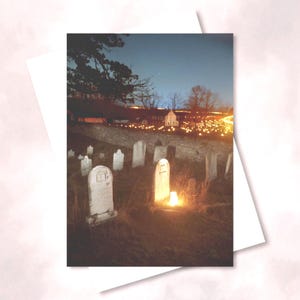 Greeting Card with Historical Mumma Cemetery and Farm on Antietam Battlefield, 5x7 Card
