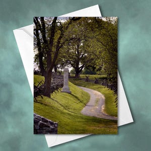 Bloody Lane at Antietam Greeting Card for Your Favorite History Buff, 5x7 Card with Envelope