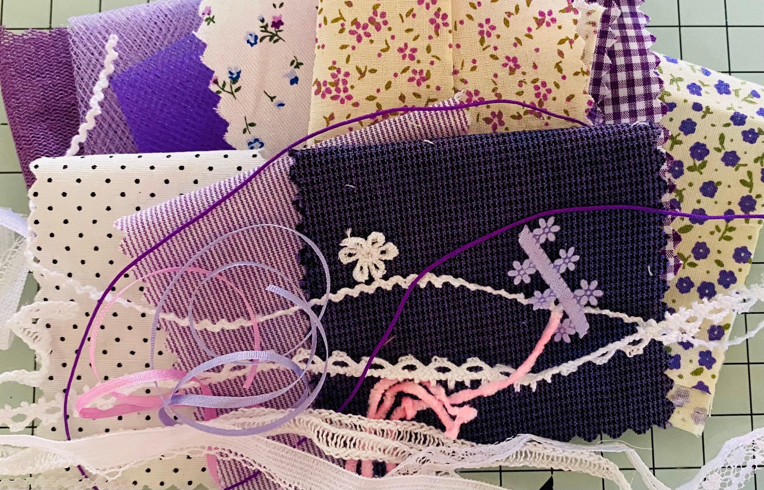 Miniature Print Fabric Lace and Trim Packs Etsy