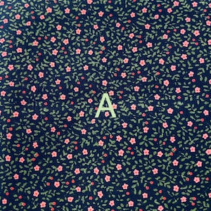 48th scale print dollhouse fabric