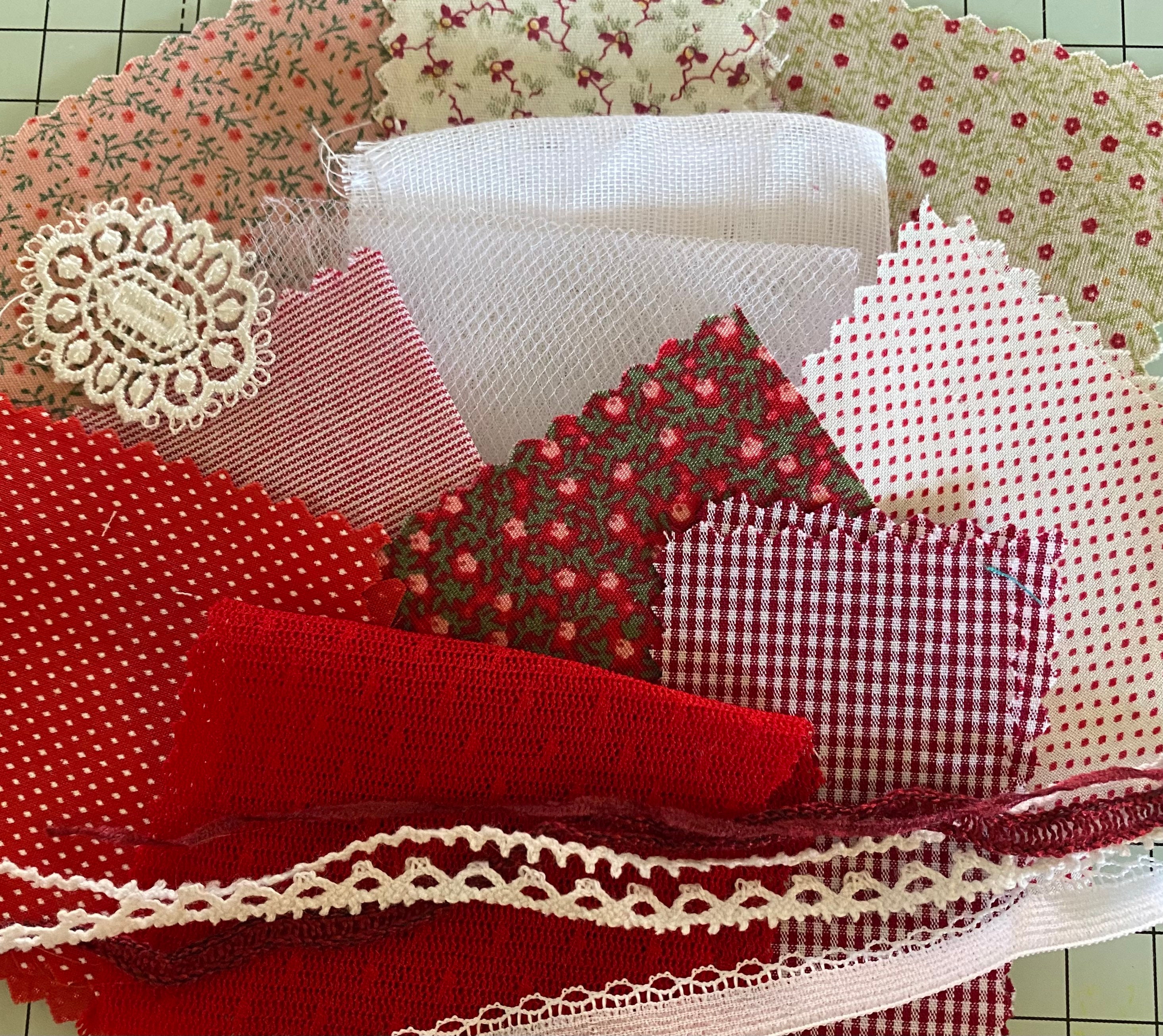 Miniature Print Fabric Lace and Trim Packs Etsy
