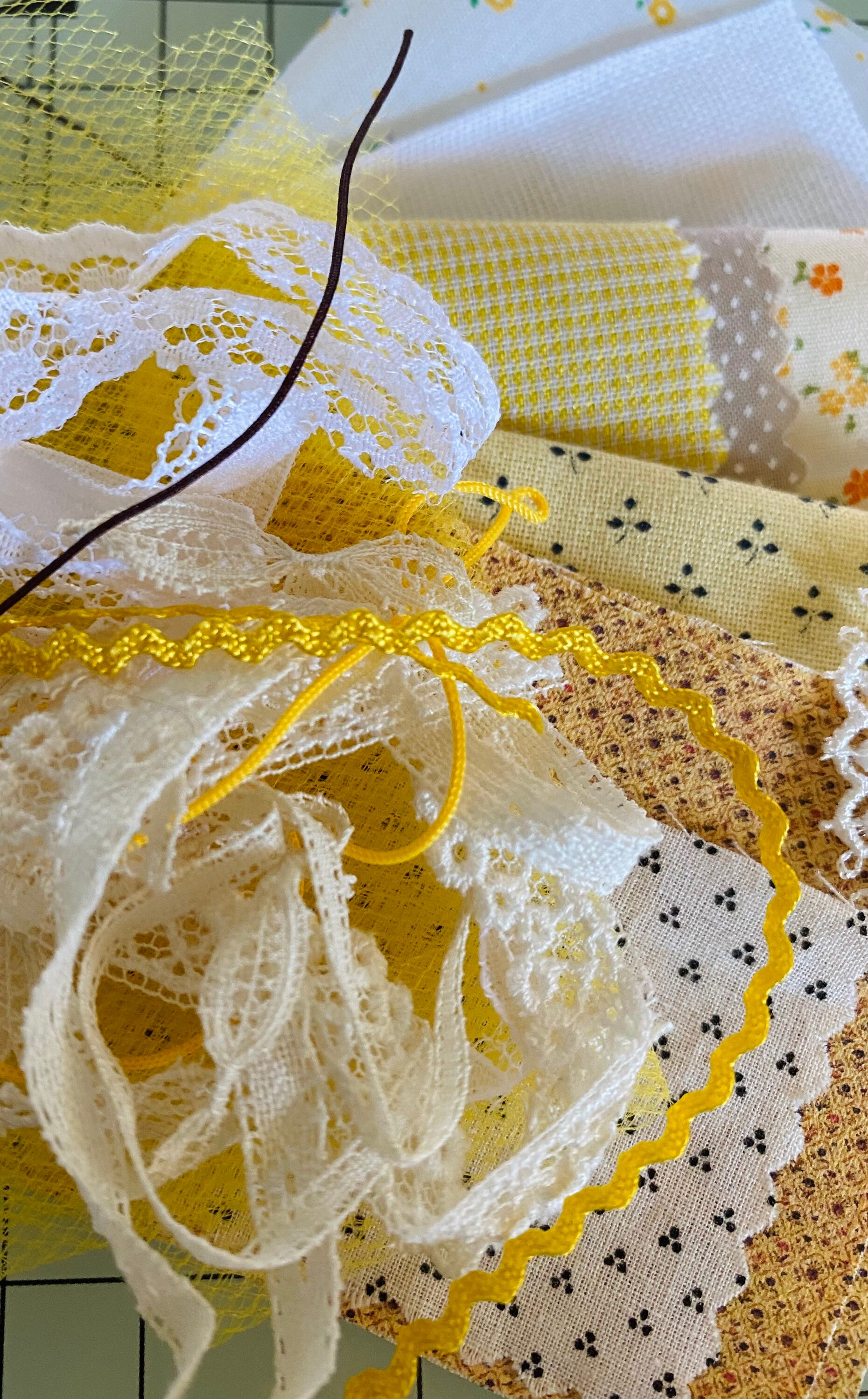 Miniature Print Fabric Lace and Trim Packs Etsy