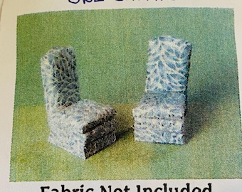 1:48th miniature ONE slipper chair KIT