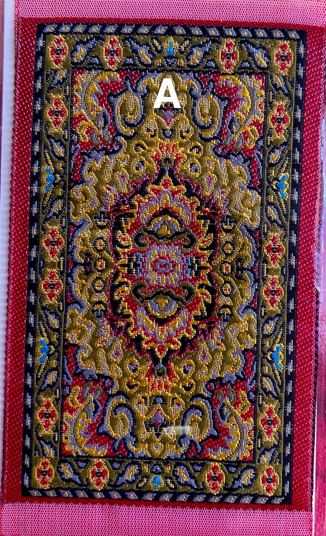 24th Scale Miniature Turkish Woven Rug - Etsy