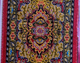 24th Scale Miniature Turkish Woven Rug