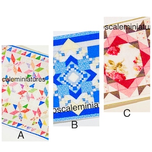 48th scale miniature Quilts