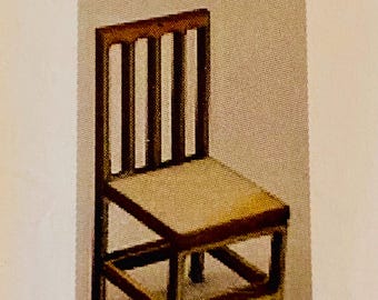 2 x 1:48th scale chairs KIT