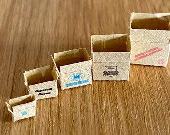 48th scale miniature storage boxes