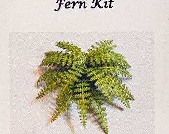 Quarter scale miniature fern kit