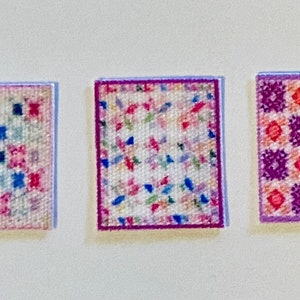 1:144th scale tiny quilts