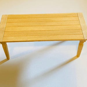 24th scale pine kitchen table handmade