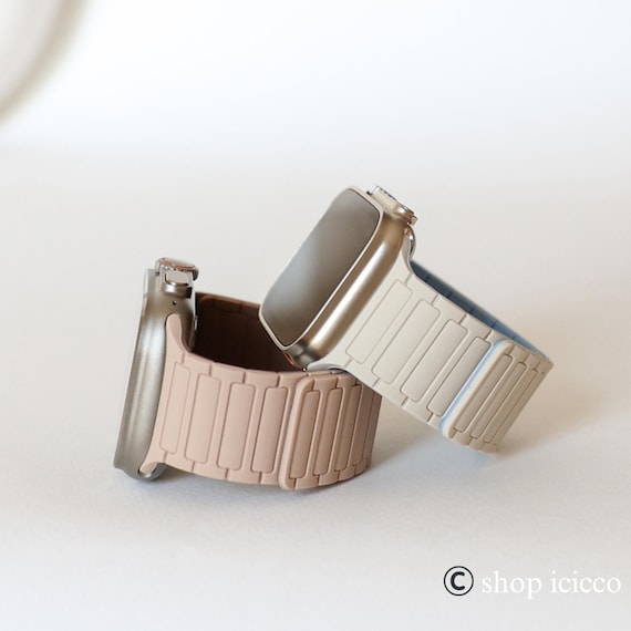 Soft Silicone Watch Band for Apple Watch Series 10 9 8 7 Magnetic iWatch Band 38mm 40mm 41mm 42mm 44mm 45mm 46mm 49mm Watchband Gift for Her