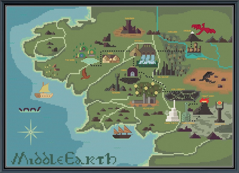 Carte de la Terre du Milieu image 1