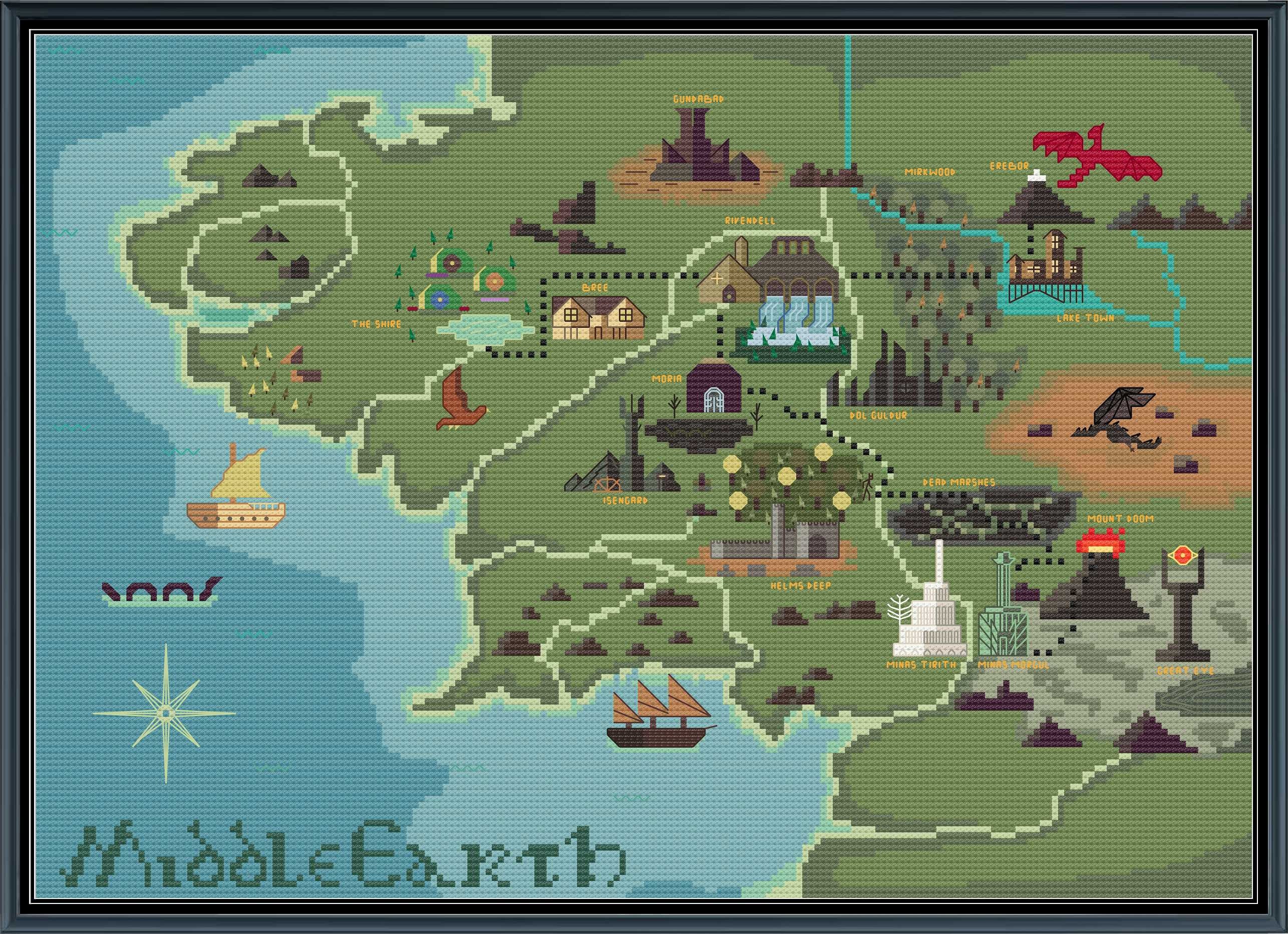 Middle Earth Map (Download Now) 