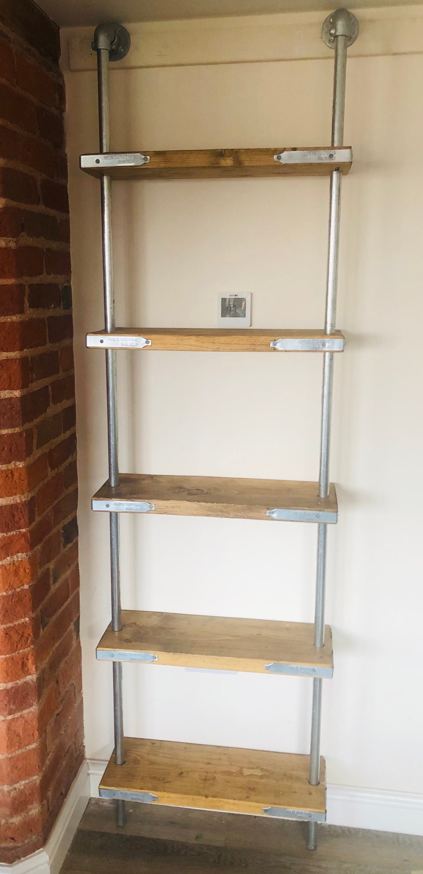 60cm Scaffolding Board Shelves available with Galvanised or Etsy