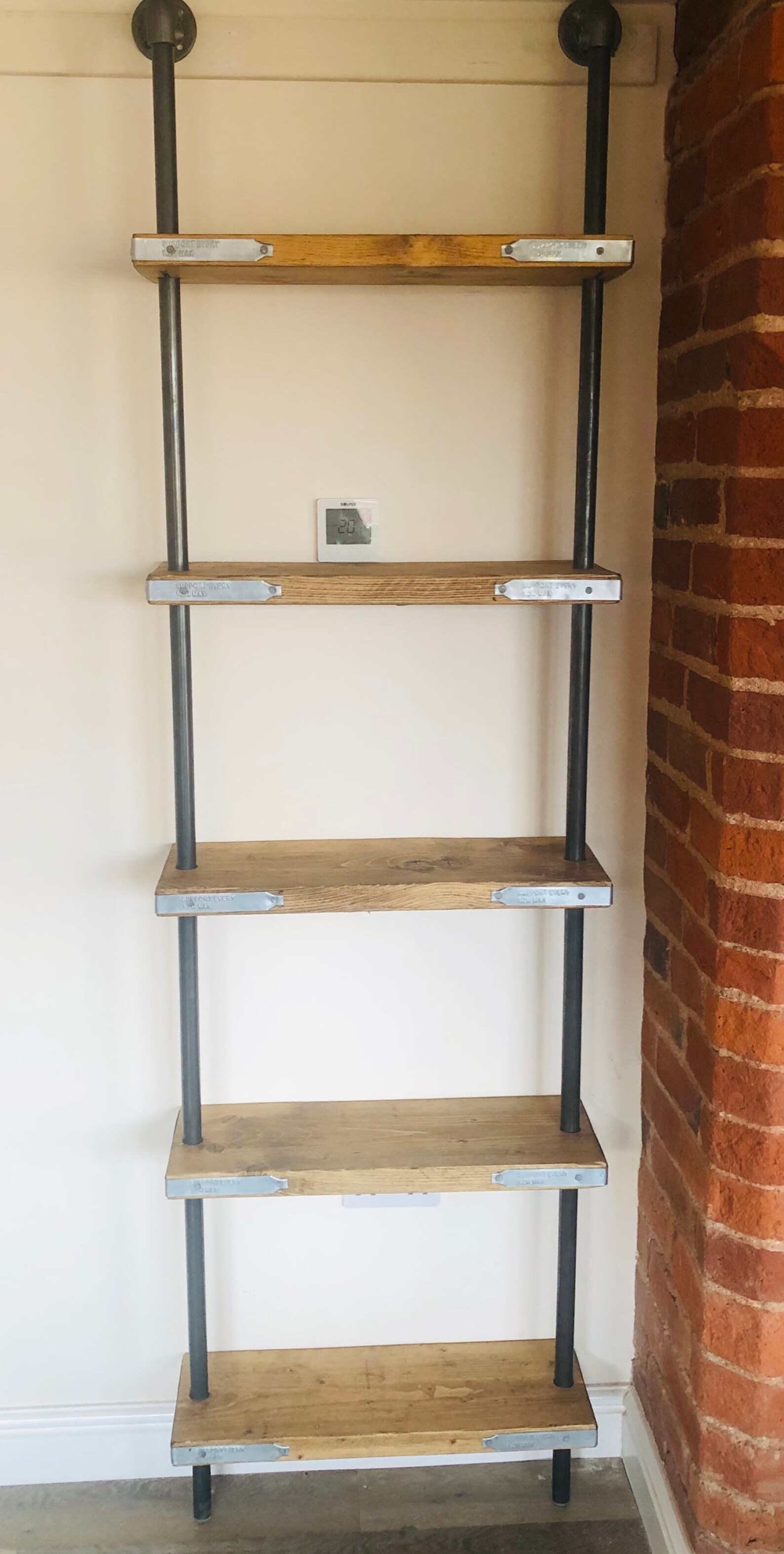 60cm Scaffolding Board Shelves available with Galvanised or Etsy