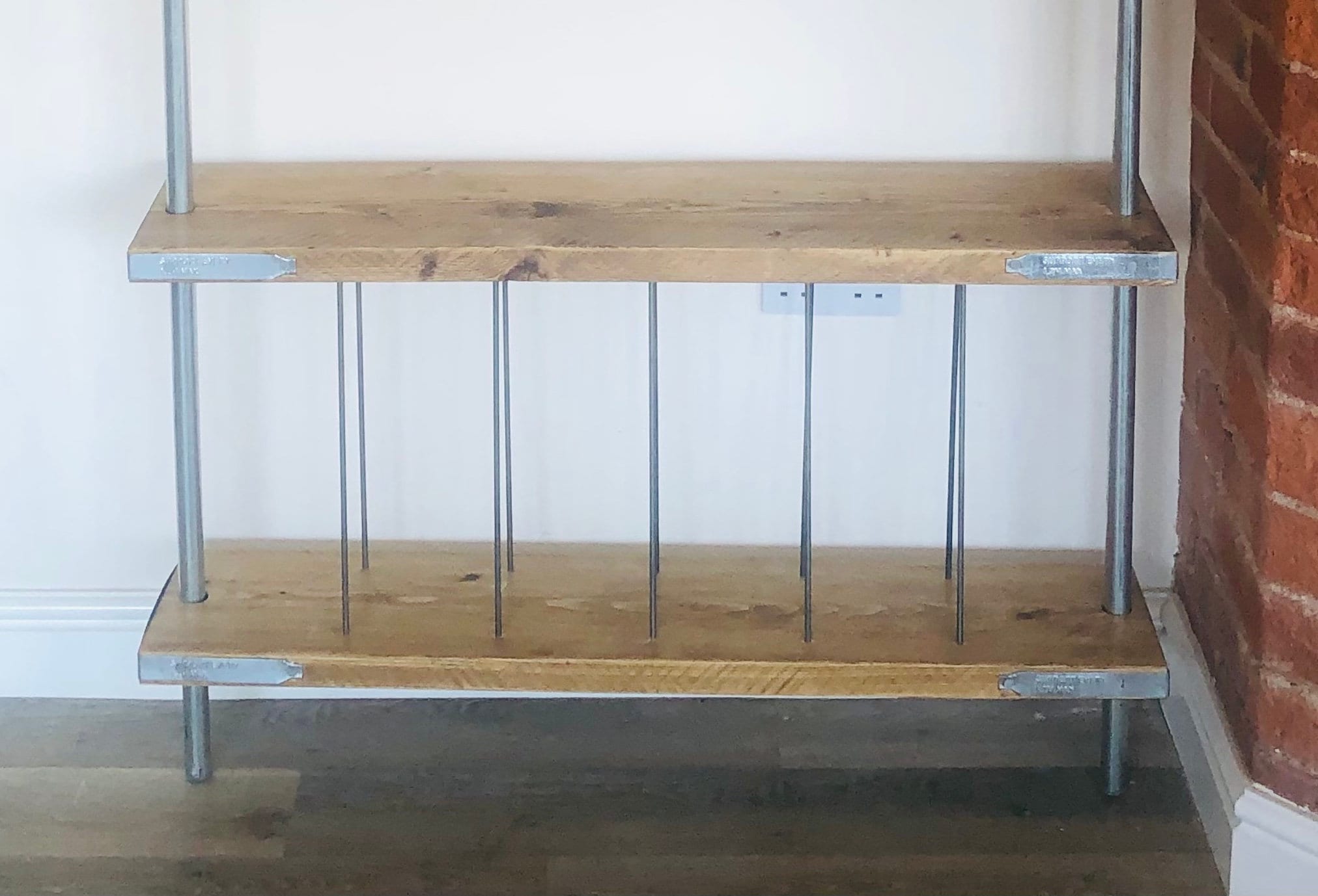 60cm Scaffolding Board Shelves available with Galvanised or Etsy