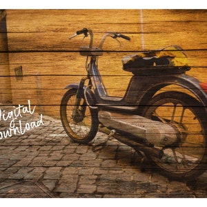 Vintage Vespa Instant Download, Vintage Vespa Printable, Vespa Digital Print, Vespa Download, Motor Scooter, Vespa, Scooter, Italy
