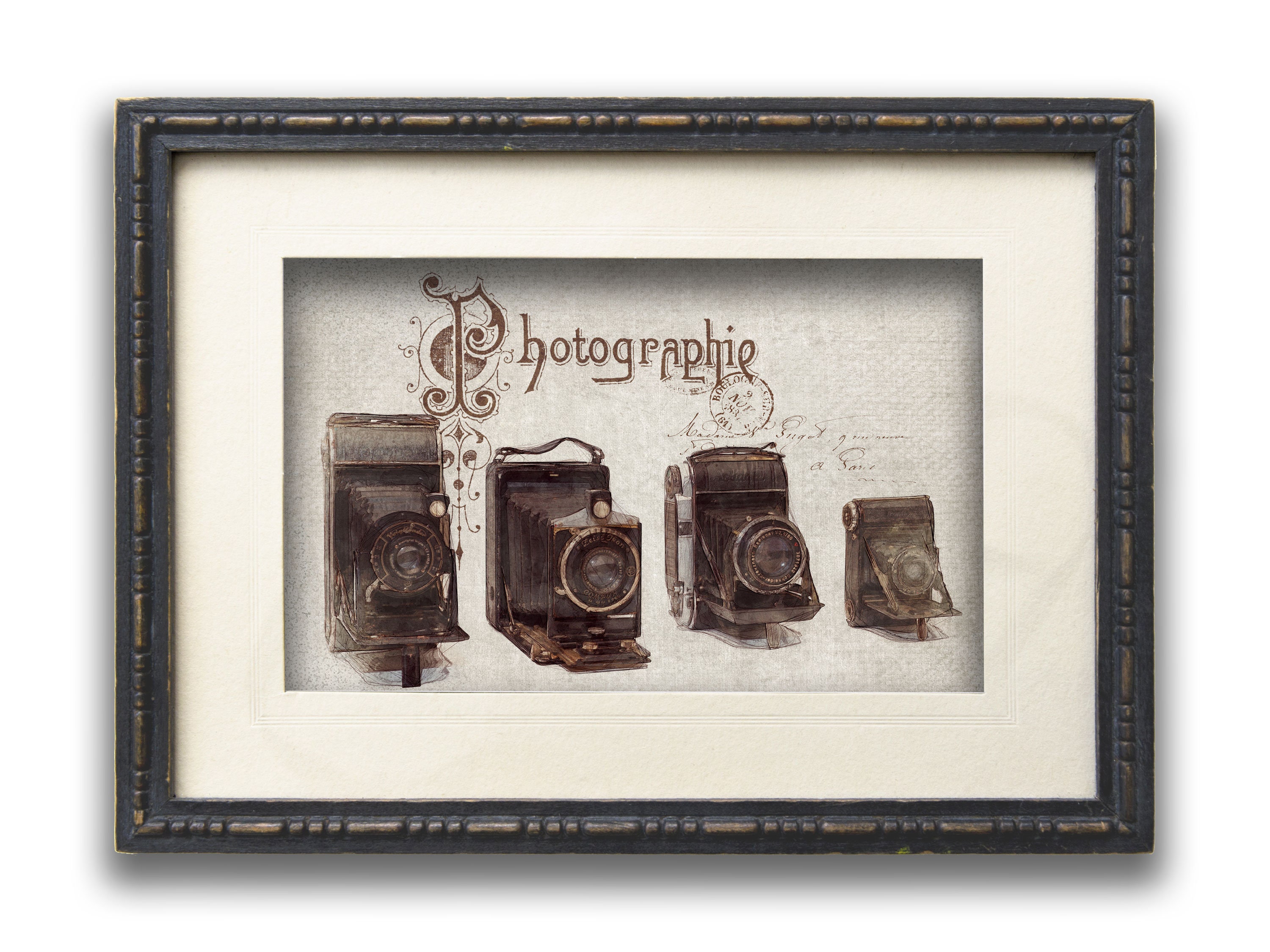 Antique Vintage Cameras Instant Download, Antique Cameras Printable ...
