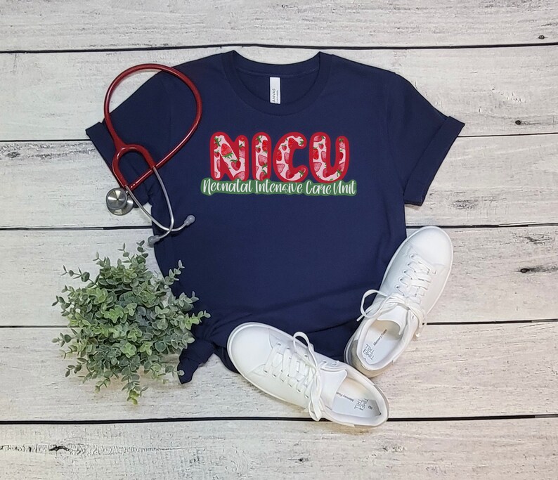 NICU Shirt, Neonatal Intensive Care Unit, Strawberry, Summer NICU Shirt, Neonatal ICU, Nicu Nurse, Child Life, Physical Speech Occupational image 7