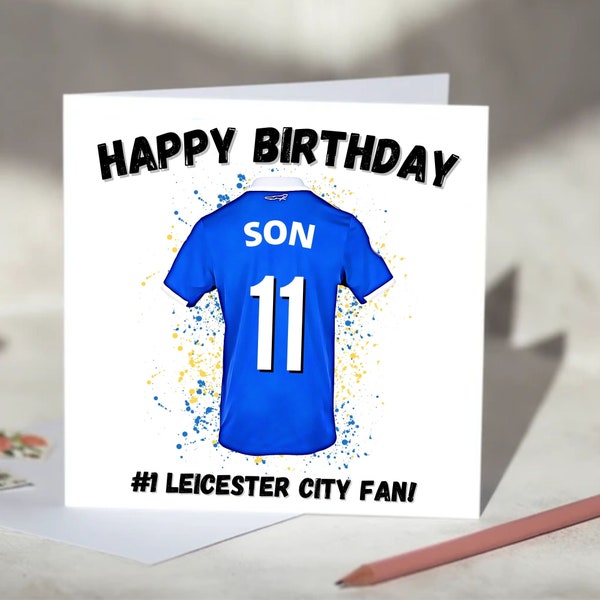 Leicester Birthday Card Etsy Australia