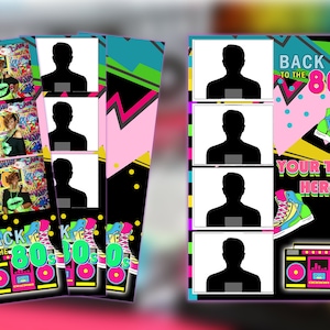 80s Photobooth Template