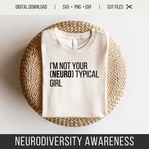 NEURODIVERSITY SVG | Autism Pin, Autism Svg Bundle, Autism Acceptance, Neurodiversity Shirt, Mental Health Png, ADHD Gifts, Neurodivergent