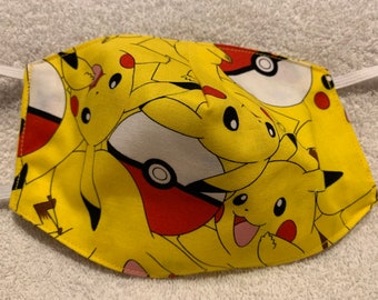 Pikachu Mask Printable Pikachu Costume Animal Mask Halloween - Etsy