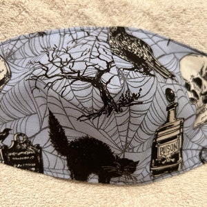 Blue Spiderweb mask