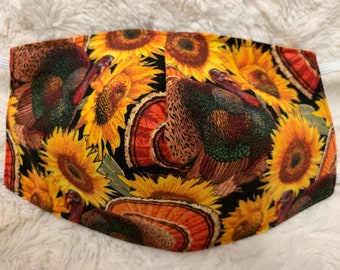 Sunflower Turkey mask