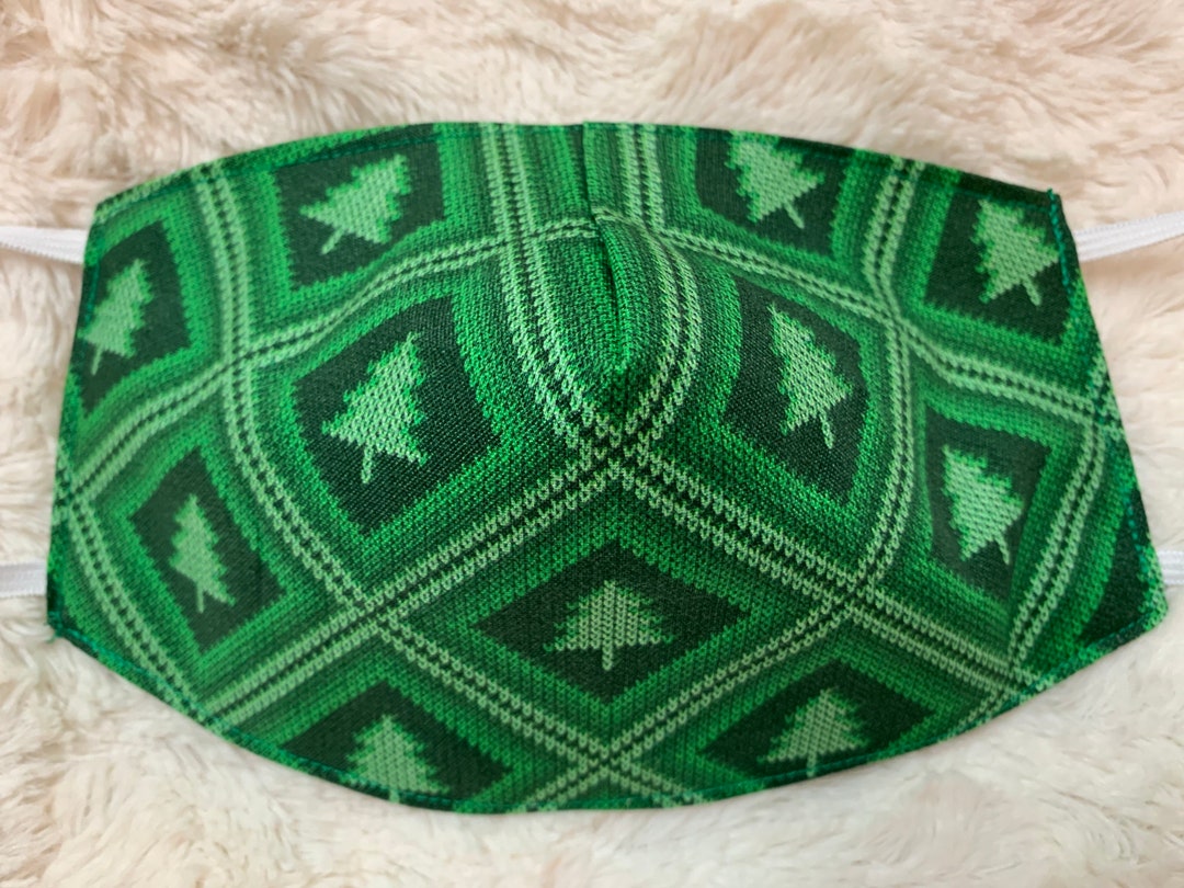 Green Trees Mask - Etsy