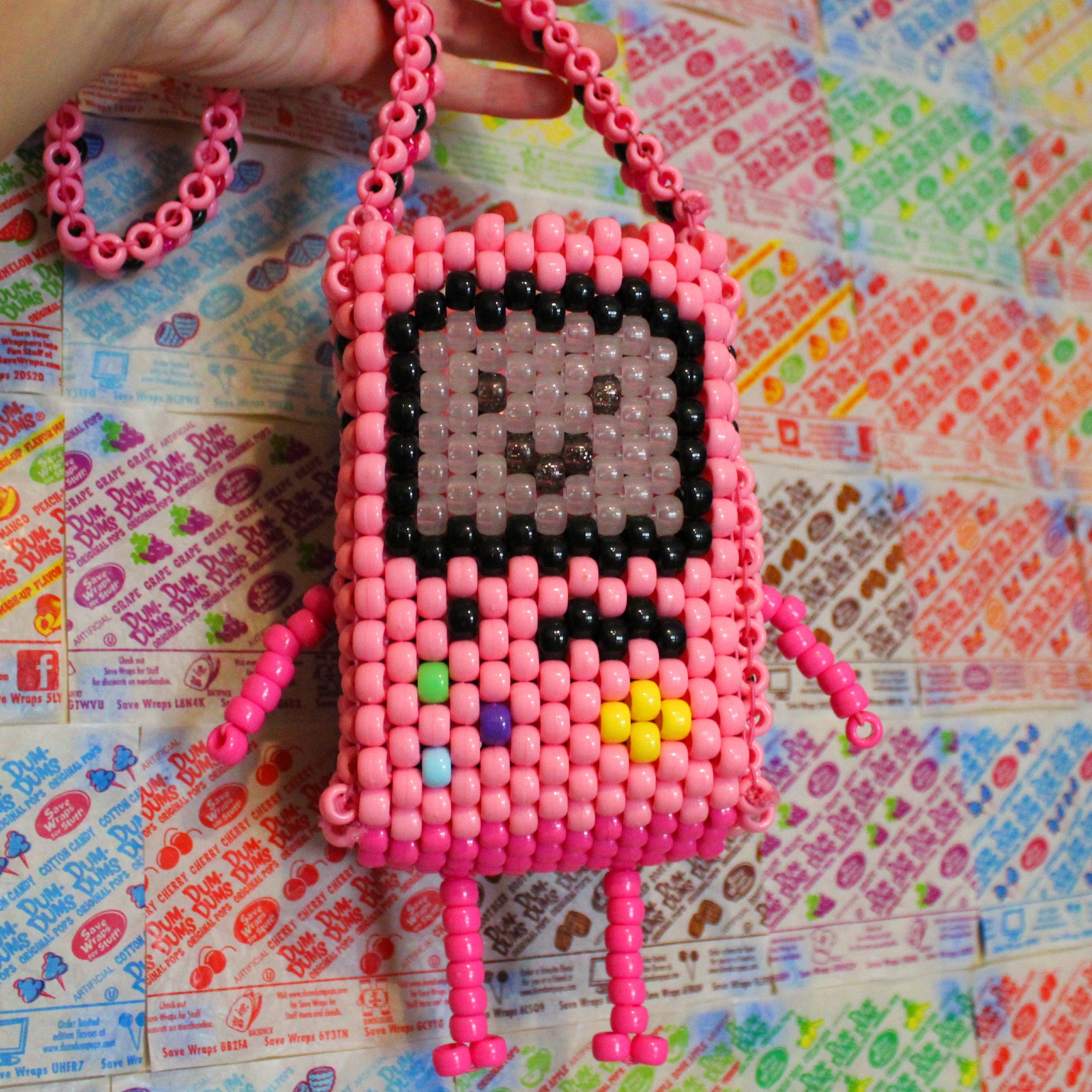CrazyStyles Kandi bead mini backpack & wallet How to Make A Kandi Mini Backpack | TikTok main image 2