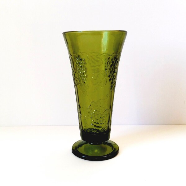 Green Vase Grapes Etsy