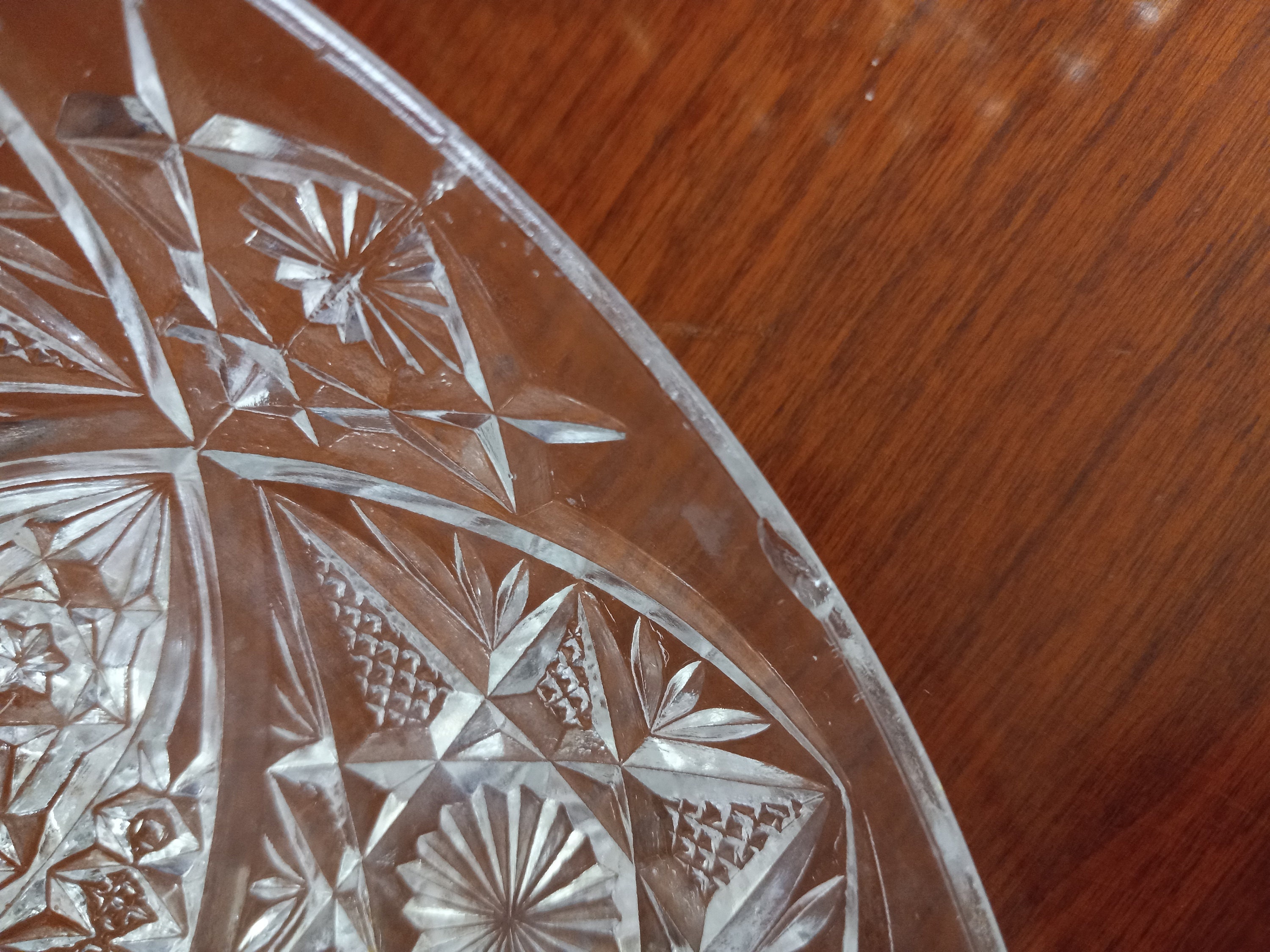 Vintage Round Butter Dish Crystal Cheese Dish Etsy