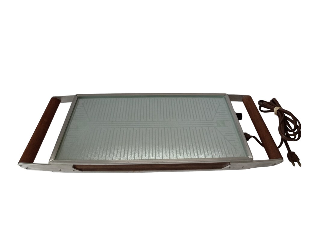Salton Hot Tray Warming Tray Electric Hotray Glass Top Warmer Etsy