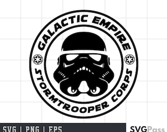 Star Wars Galactic Empire Stormtrooper Corps SVG | SVG Cricut Cut File | Silhouette Cut File