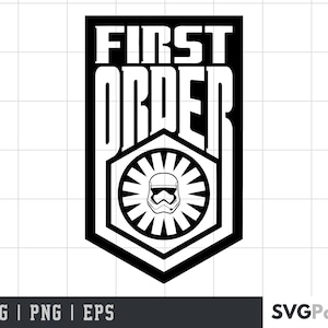 Star Wars First Order Stormtrooper SVG | SVG Cricut Cut File | Silhouet gesneden bestand