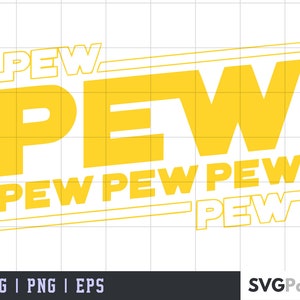 Star Wars Pew Pew Pew SVG | SVG Cricut Cut Datei | Silhouette geschnitten Datei
