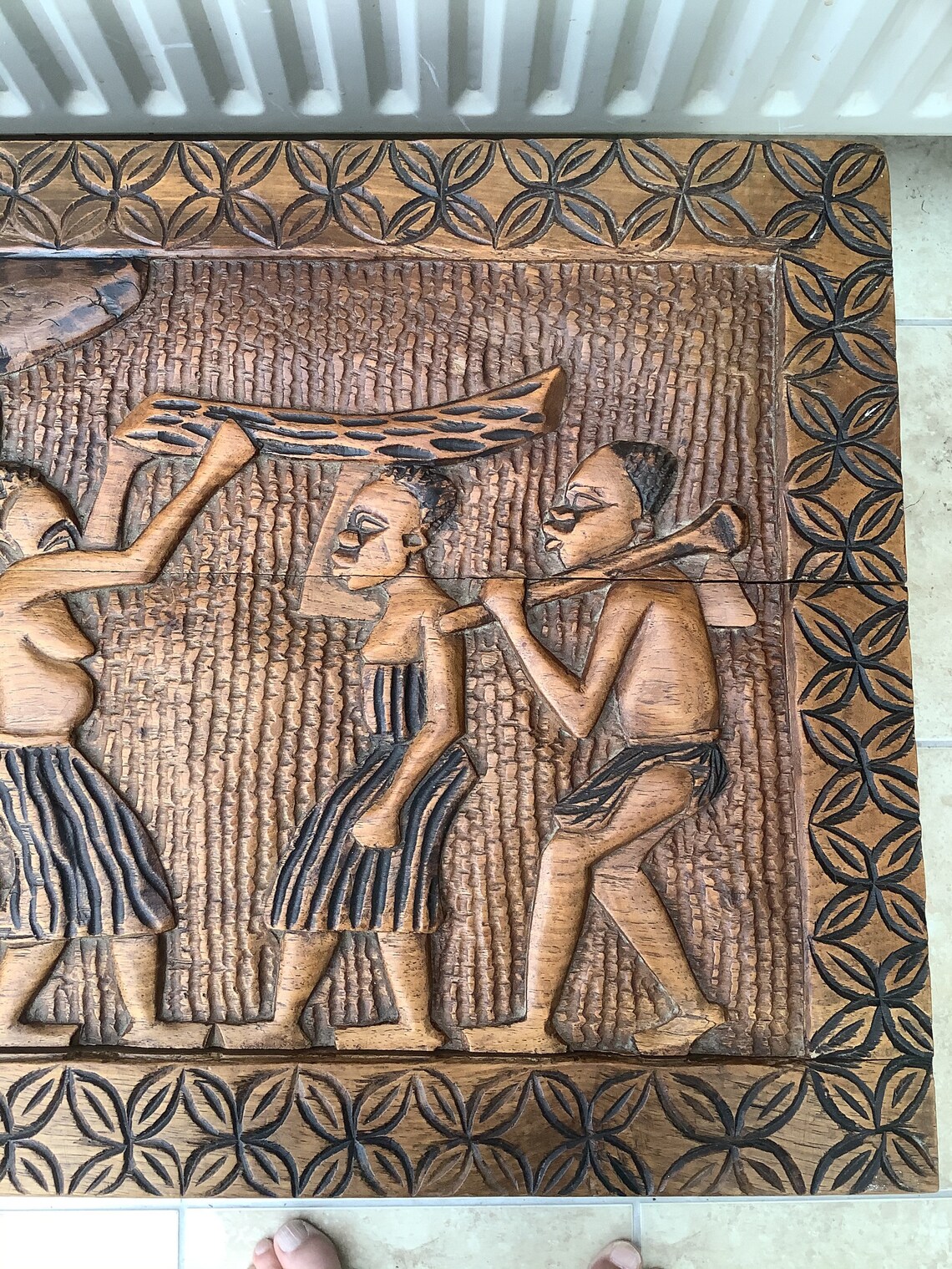 Antique African tribal hand carved wooden trunk. chest c1900. | Etsy