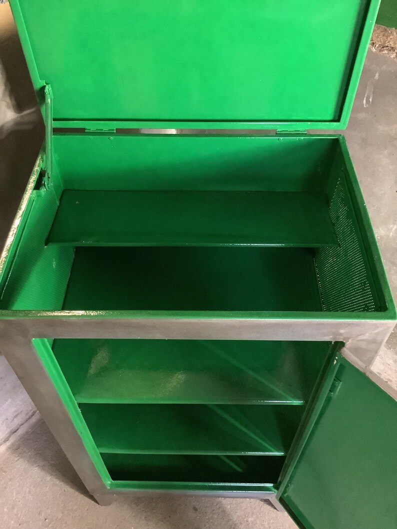 1950s Steel Medical With Lift up Top and Tiered Inner Etsy