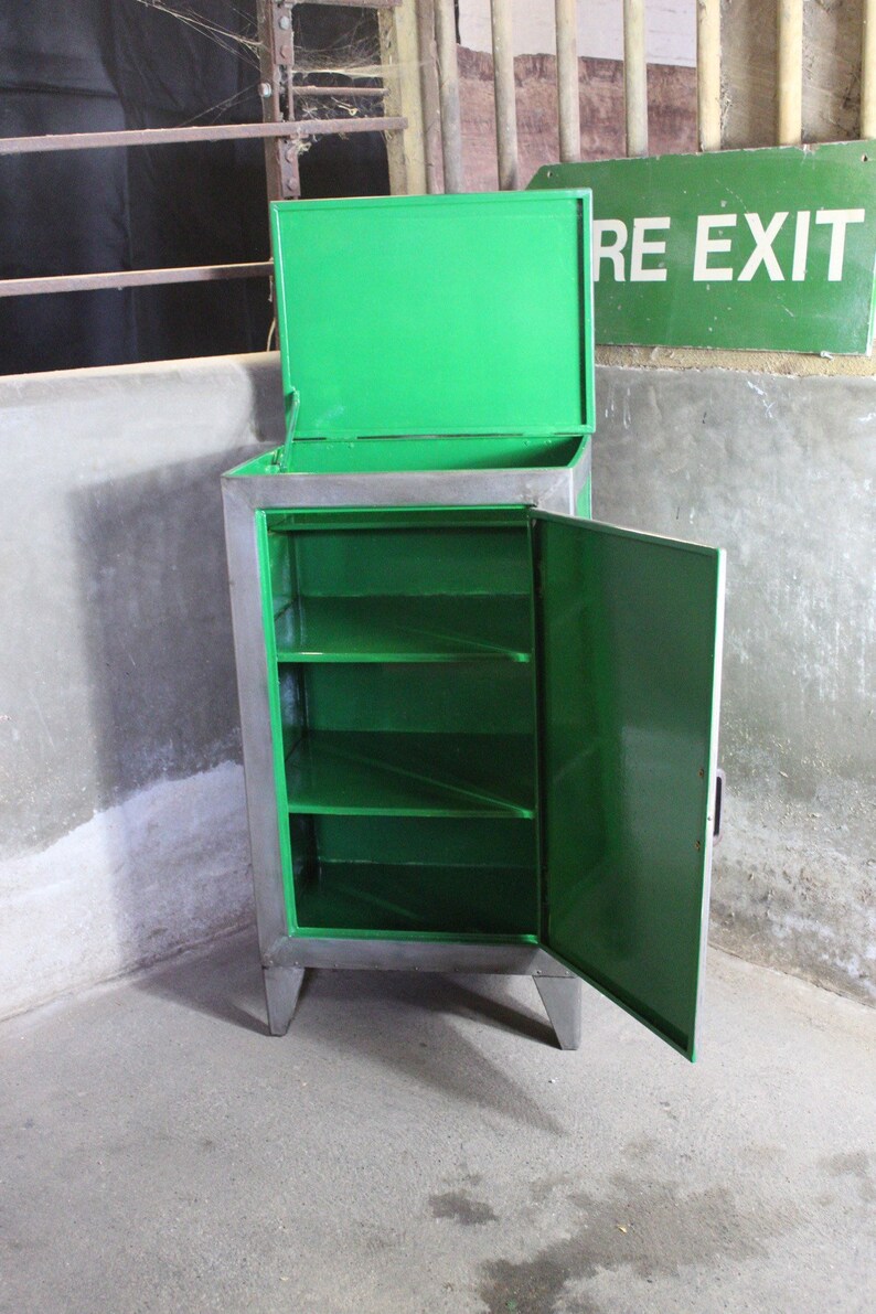 1950s Steel Medical With Lift up Top and Tiered Inner Etsy