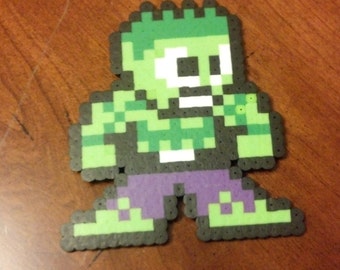 Lutin de perle perler Hulk Marvel - Style Megaman