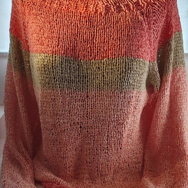 Beautiful hand-knit sweater.