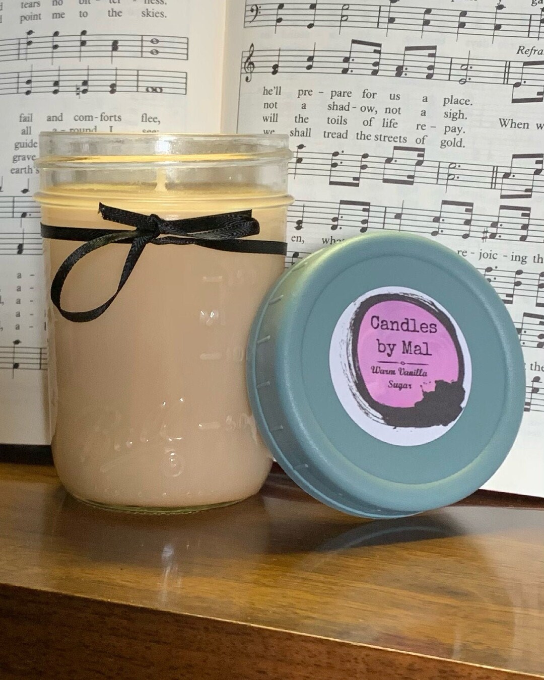 Warm Vanilla Sugar Candle Etsy