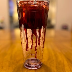 Blank Blood Tumbler,Drip Tumbler,  Snow Globe Tumbler, Spooky Tumbler, Halloween Blood Tumbler, Blood Cup, Lava Tumbler, Glow Tumbler